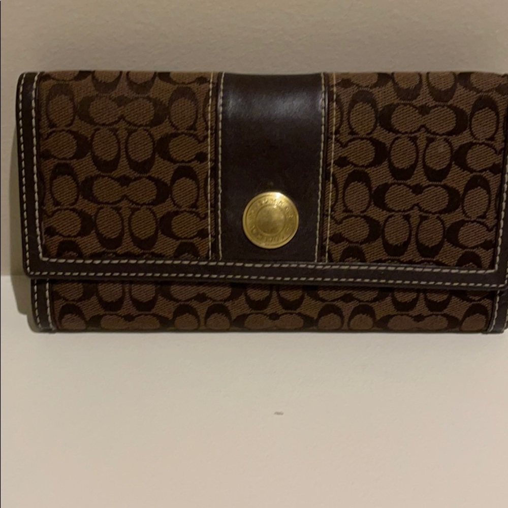 Large Coach wallet